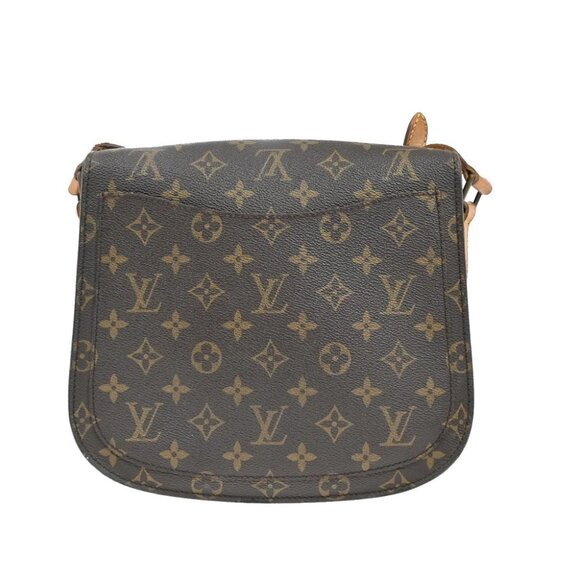 LOUIS VUITTON Saint Cloud GM Shoulder Bag Monogram Leather Brown - Picture 3 of 14